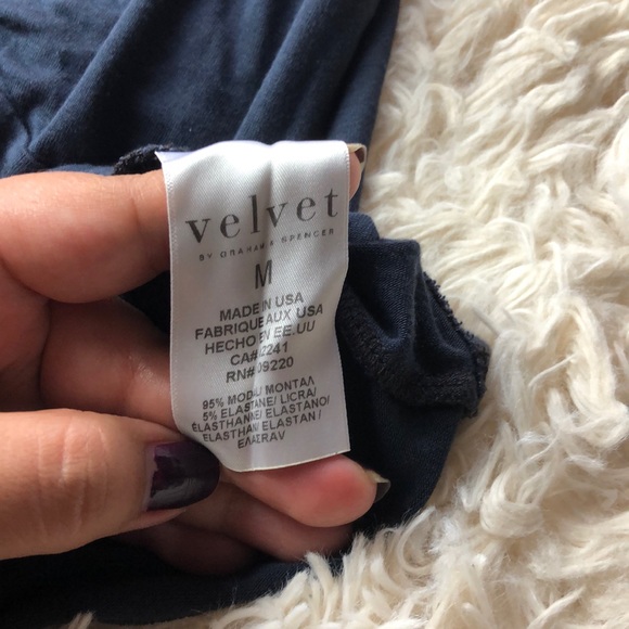 Velvet by graham and spencer front twist modal top - Picture 7 of 8